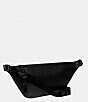 Color:Charcoal/Black - Image 2 - Signature Jacquard And Refined Calfskin Leather Belt Bag