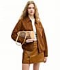 COACH Signature Jacquard Kisslock Handle Barrel Shoulder Bag 28 - Image 6
