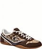 COACH Signature Jacquard Logo Lace Up Track Sneakers - Image 1