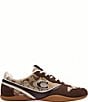 COACH Signature Jacquard Logo Lace Up Track Sneakers - Image 2