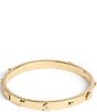 COACH Signature Mixed Motif Bangle Bracelet, Color:Gold - Image 3