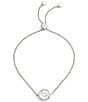 COACH Signature Mother Of Pearl Coin Adjustable Bracelet, Color:Pearl/Silver - Image 2