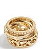 COACH Signature Openwork Band Ring Set - Image 1