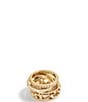 COACH Signature Openwork Band Ring Set - Image 1