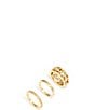 COACH Signature Openwork Band Ring Set - Image 2