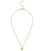 COACH Signature Puffy Heart Short Pendant Necklace, Color:Shiny Gold - Image 2