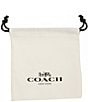 COACH Signature Quilted Tube Stackable Ring Set, Color:Two Tone - Image 4