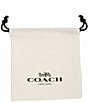 COACH Signature Signet Cuff Bracelet, Color:Silver - Image 3