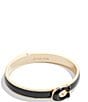 Color:Black/Gold - Image 1 - Signature Tabby Bangle Bracelet