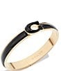 Color:Black/Gold - Image 2 - Signature Tabby Bangle Bracelet