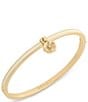 COACH Signature Tea Rose Charm Enamel Bangle Bracelet - Image 1