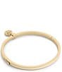 COACH Signature Tea Rose Charm Enamel Bangle Bracelet - Image 3