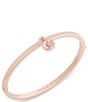 COACH Signature Tea Rose Charm Enamel Bangle Bracelet - Image 2