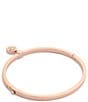 COACH Signature Tea Rose Charm Enamel Bangle Bracelet - Image 3