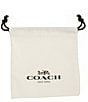 COACH Signature Tea Rose Front Back Earrings - Image 4