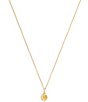 COACH Signature Tea Rose Prong Short Pendant Necklace - Image 1