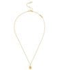 COACH Signature Tea Rose Prong Short Pendant Necklace - Image 2