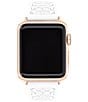 Color:White - Image 1 - Signature White 38/40mm Bands for Apple Watch®