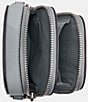 Color:Grey Blule - Image 2 - Silver Hardware Phone Crossbody Bag