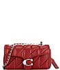 COACH Tabby 20 Silver Hardware With Quilting Shoulder Bag, Color:LH/Dark Ruby - Image 1