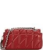 COACH Tabby 20 Silver Hardware With Quilting Shoulder Bag, Color:LH/Dark Ruby - Image 2