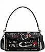 COACH Sketch Print Tabby Shoulder Bag, Color:Black - Image 1