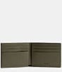 Color:Army Green - Image 3 - Slim Leather Billfold Wallet