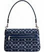 COACH Tabby Signature Logo Denim Shoulder Bag, Color:Deep Blue - Image 2