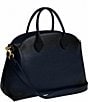COACH Soft Empire 40 Leather Carryall Satchel Bag, Color:Dark Navy - Image 2