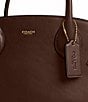 COACH Soft Empire 40 Leather Carryall Bag, Color:Maple - Image 4