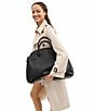 COACH Soft Empire Carryall 48 Satchel Bag, Color:Black - Image 6