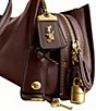 COACH Soft Grain Leather Rogue Shoulder Bag 34, Color:MAPLE - Image 4