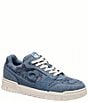 COACH Soho Signature Crystal Denim Lace Up Sneakers - Image 1