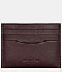 Color:Mahogany - Image 1 - Sport Flat Leather Card Case