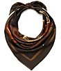 COACH Stacked Tabby Print Woven Silk Square Scarf - Image 1