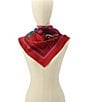 COACH Stacked Tabby Printed Silk Square Scarf - Image 5