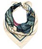 COACH Stacked Tabby Printed Silk Square Scarf, Color:Chalk Multi - Image 1