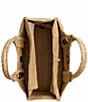 COACH Straw Cargo 26 Tote Bag, Color:Natural - Image 4