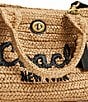 COACH Straw Cargo 26 Tote Bag, Color:Natural - Image 5