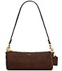 COACH Suede Barrel Shoulder Bag - Image 1