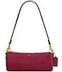 COACH Small Suede Barrel Shoulder Bag - Image 1