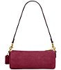 COACH Small Suede Barrel Shoulder Bag - Image 2