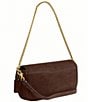 COACH Suede Brook Flap Chain Bag - Image 3