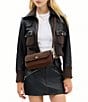COACH Suede Brook Flap Chain Bag - Image 6