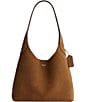 COACH Brooklyn 28 Suede Hobo Bag, Color:Cedar - Image 1
