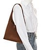 COACH Brooklyn 28 Suede Hobo Bag, Color:Warm Brown - Image 4