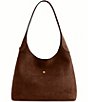 COACH Suede Brooklyn 34 Hobo Shoulder Bag - Image 1