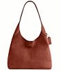 COACH Suede Brooklyn 34 Hobo Shoulder Bag - Image 1