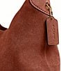 COACH Suede Brooklyn 34 Hobo Shoulder Bag - Image 5