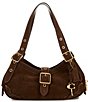 COACH Suede Drifter Double Handle Shoulder Bag 31 - Image 1